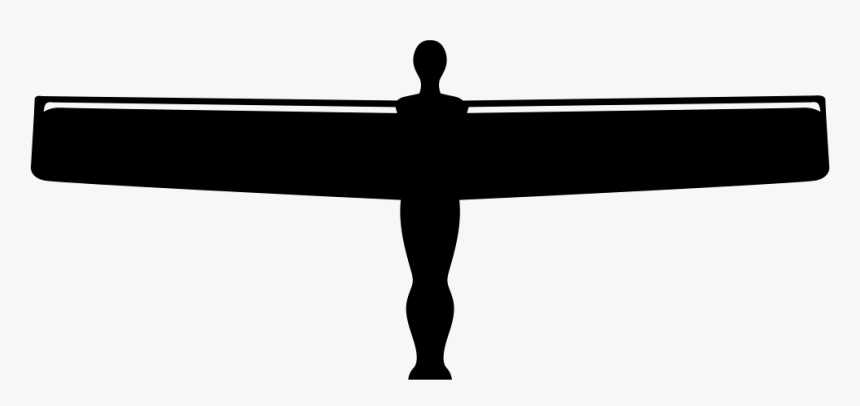 Angel Of The North Gateshead - Angel Of The North Outline, HD Png Download, Free Download