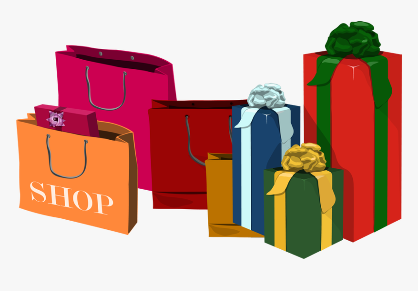 Shopping Bag Bag Clipart Holiday Shopping Pencil And - Holiday Shopping Bags Clipart, HD Png Download, Free Download