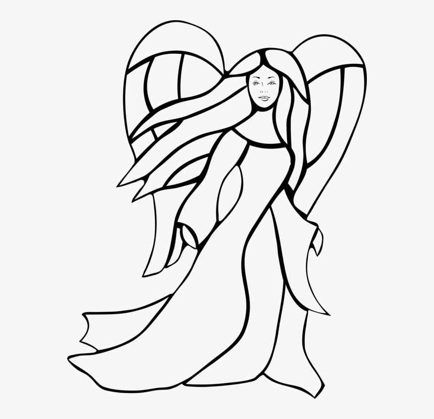 Emotion,art,angel - Female Angel Clip Art, HD Png Download, Free Download