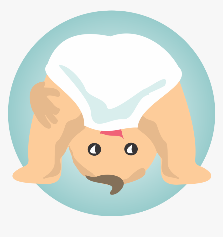 Transparent Cloth Diaper Clipart - Cartoon, HD Png Download - kindpng