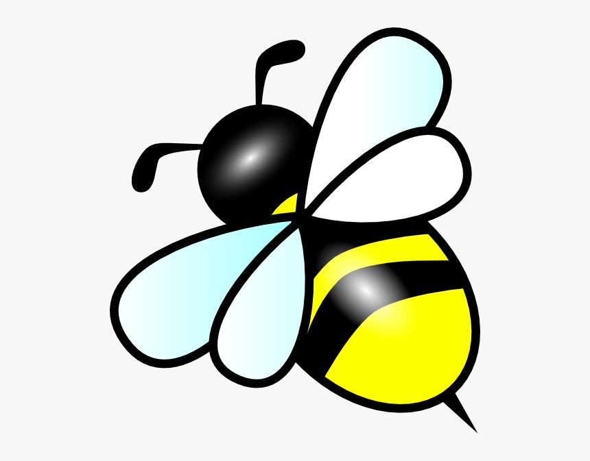 Image Of Flying Bee Clipart - Bumble Bee Free Vector, HD Png Download, Free Download