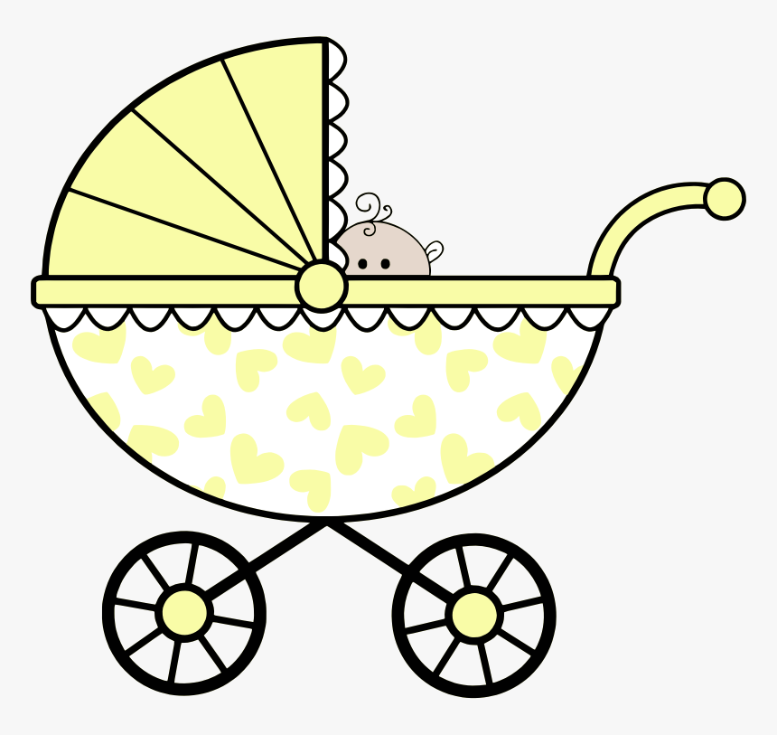 Baby carriage clipart hot sale black and white