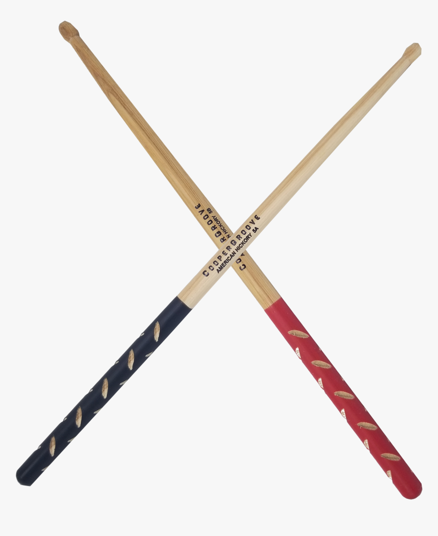 Drumsticks Drawing Pair Banner Black And White - Crossed Drumsticks Png, Transparent Png, Free Download