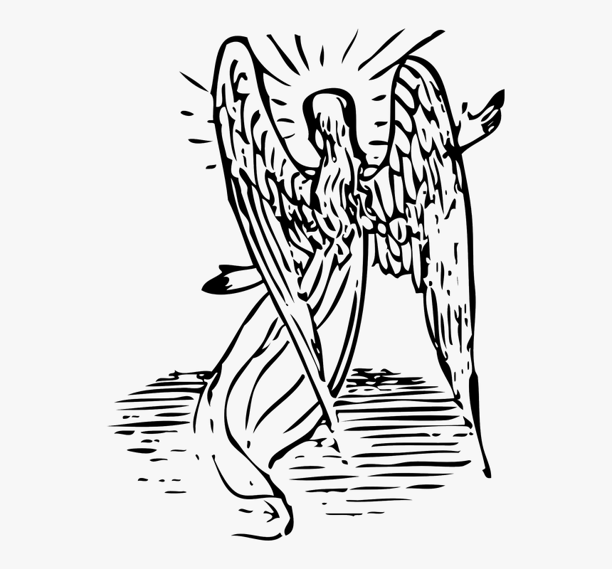 Angel, Archangel, Heavenly Being, Heavenly Creature - Angel Vector Free, HD Png Download, Free Download