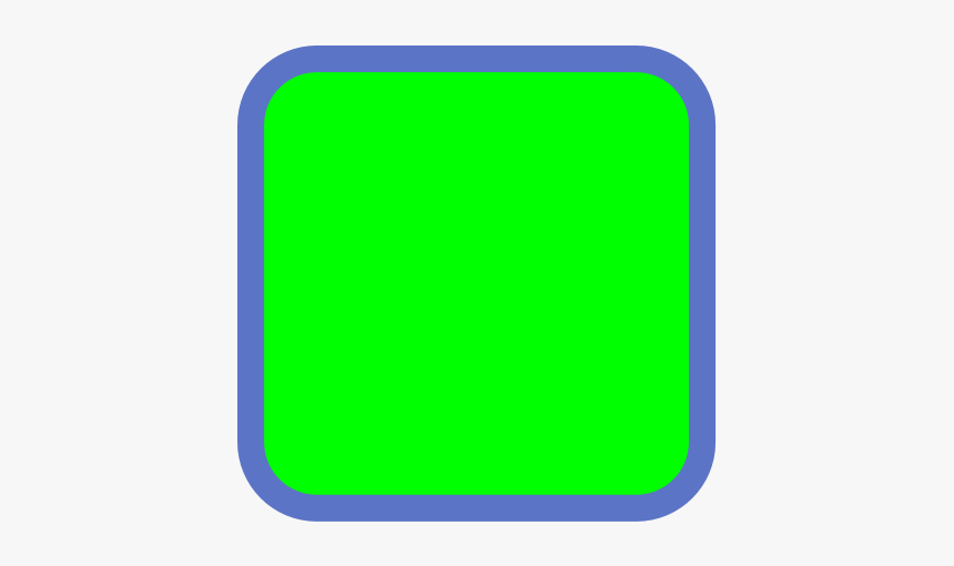 Green Square Svg Clip Arts - Green On Square Clipart, HD Png Download, Free Download