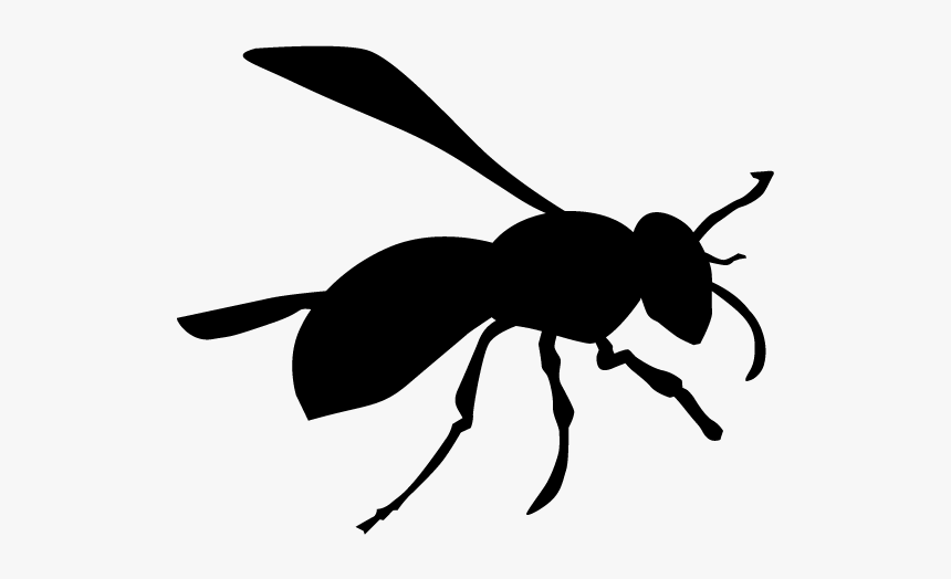 Bee Silhouette, HD Png Download, Free Download