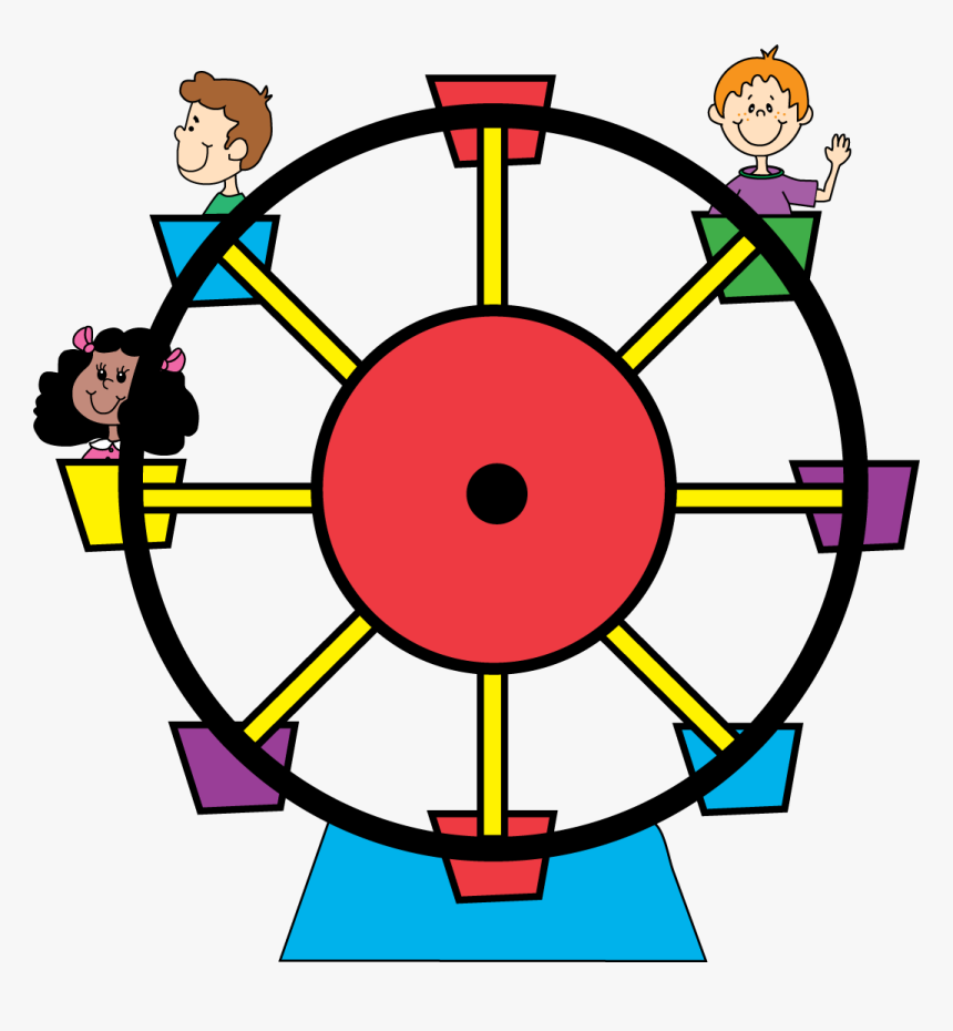 Free Cliparts Download Clip - Ferris Wheel Clipart, HD Png Download - kindp...