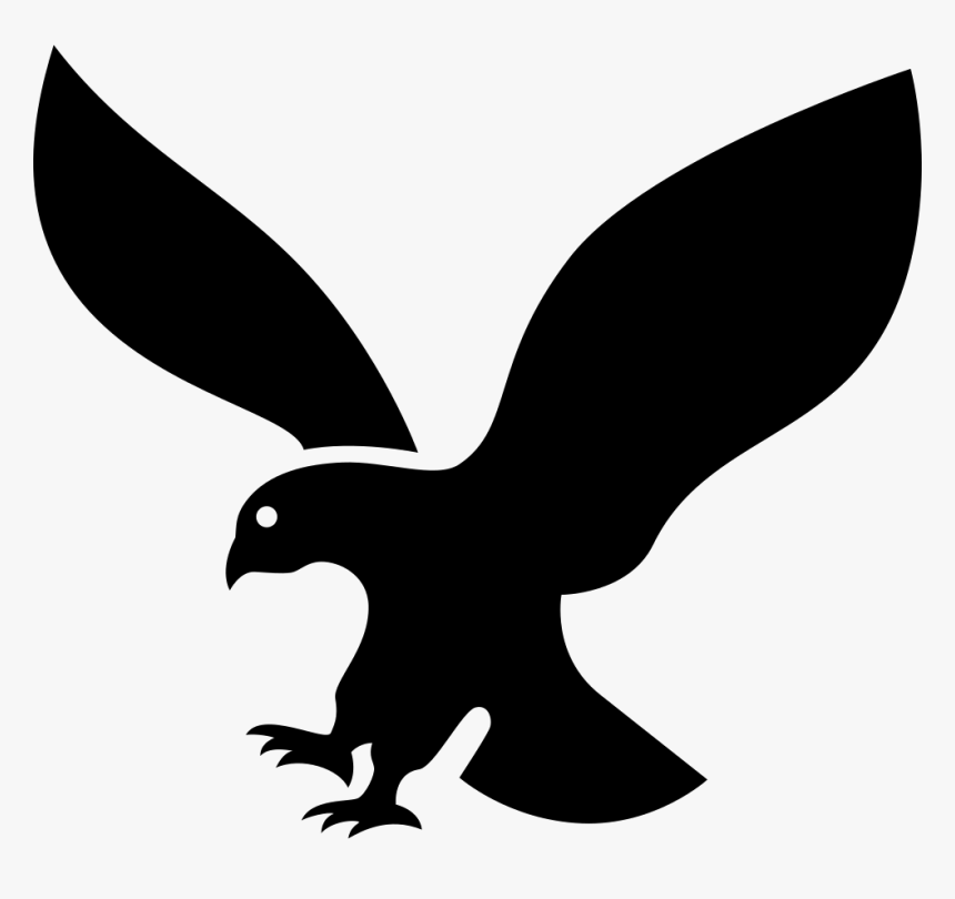 Eagle Silhouette In Flight - Aguila Sombra Png, Transparent Png, Free Download