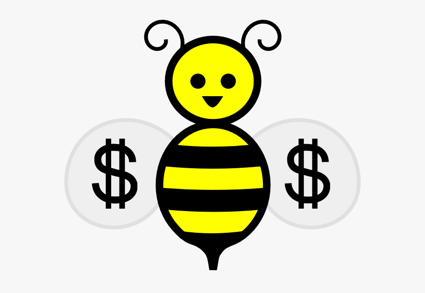 2016 03 Bees Money - Honey Bee Cartoon, HD Png Download, Free Download
