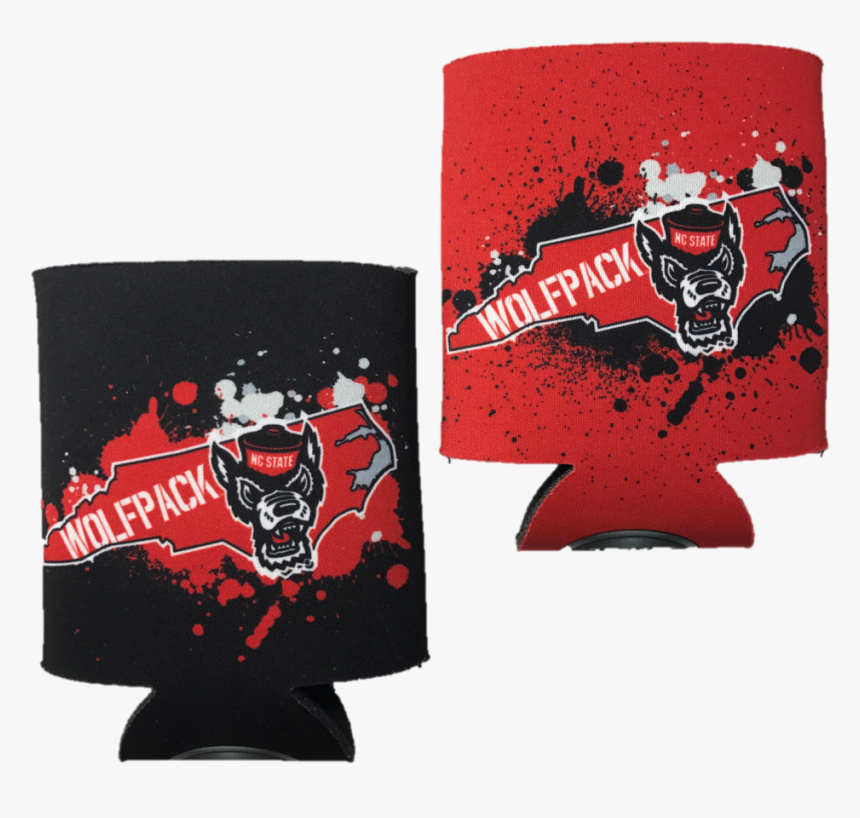 Nc State Wolfpack State Wolfhead Can Koozie - Nc State Wolfpack, HD Png Download, Free Download