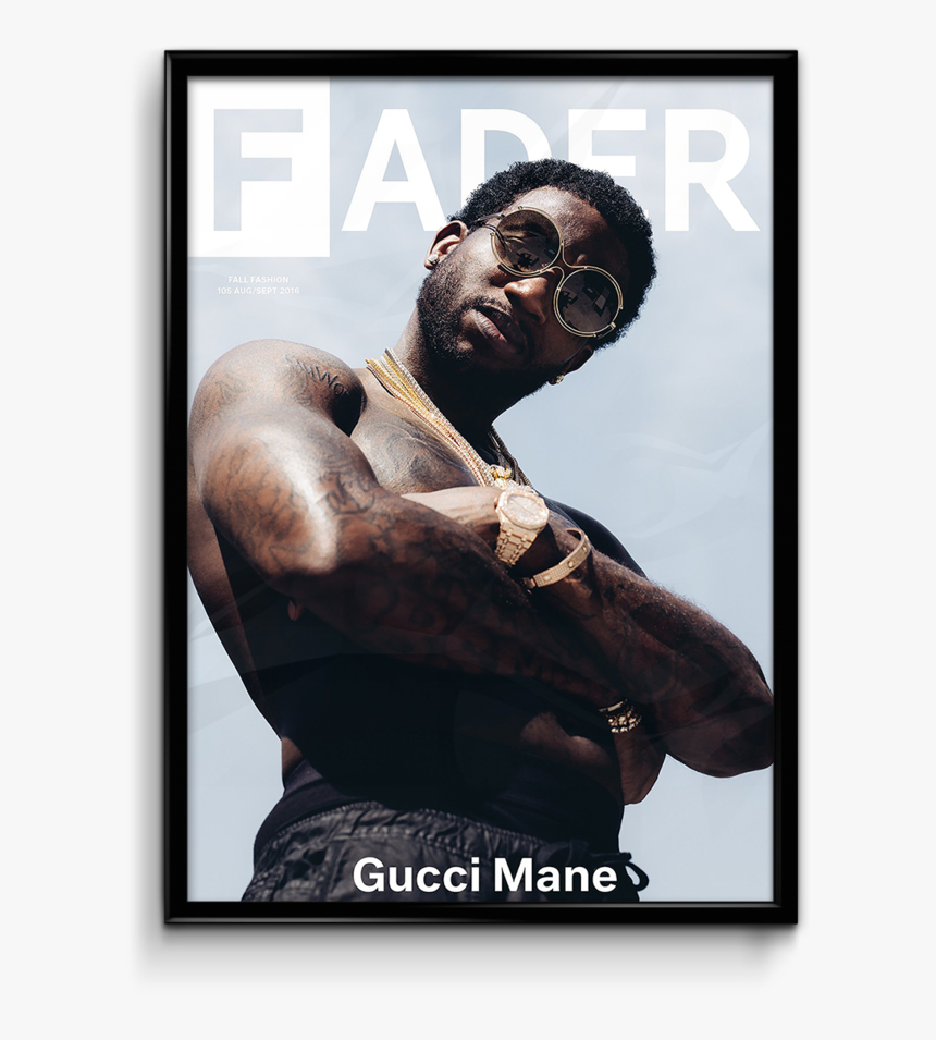 Gucci Mane 2016 Png - Gucci Mane Magazine Cover, Transparent Png, Free Download