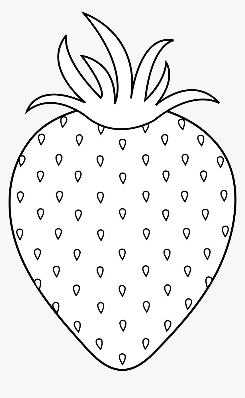 Pineapple Clipart Outline - Strawberry Seed Clipart, HD Png Download, Free Download