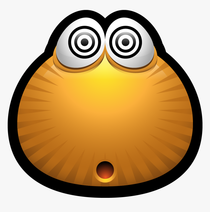 Confused Emoticon Brown Confused Dazed Drugged Emoticon - Dazed And Confused Emoji, HD Png Download, Free Download