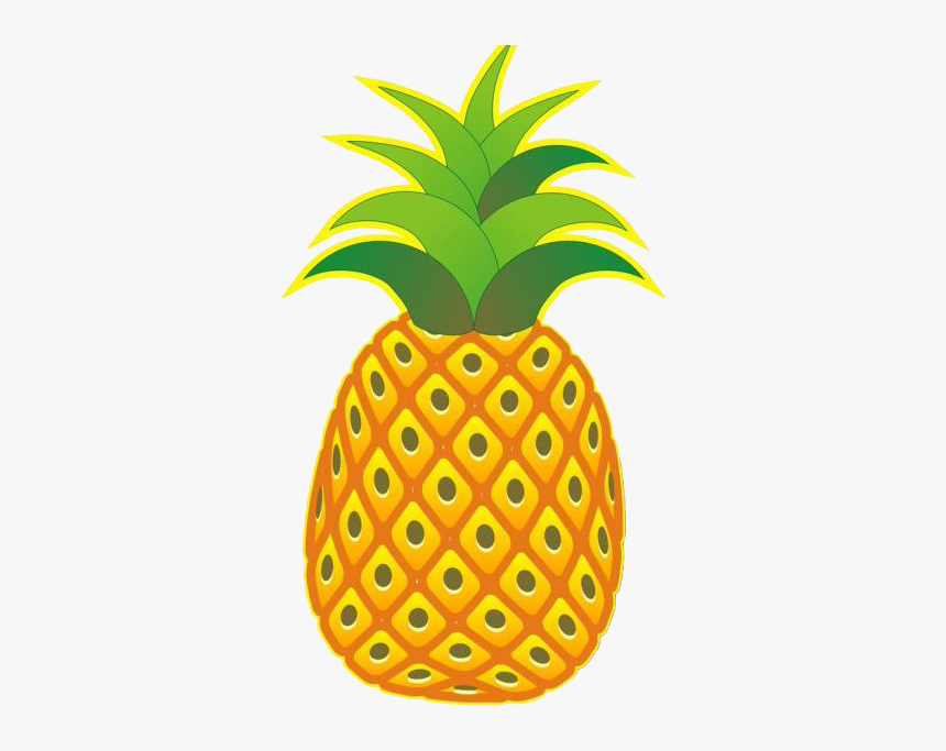 Pineapple Cartoon - Pineapple Cartoon No Background, HD Png Download, Free Download