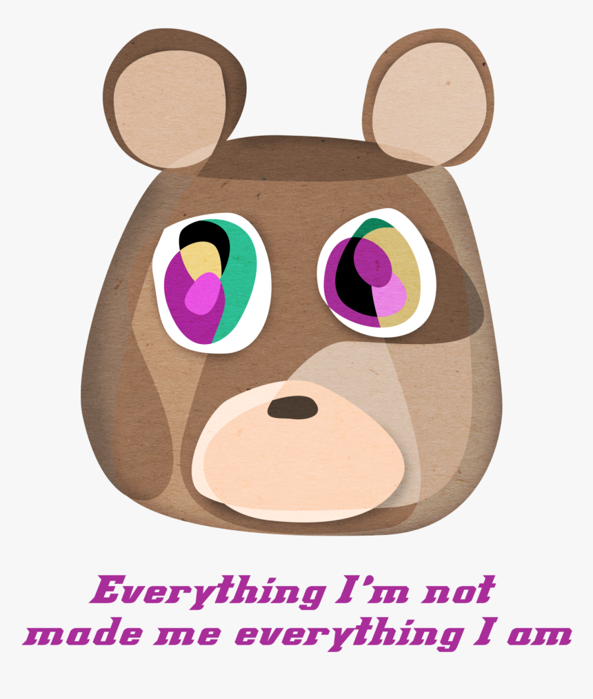 Kanye West Bear Png - Cartoon, Transparent Png, Free Download