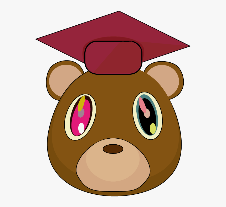 Graduation Bear Kanye West Download - Kanye Graduation Bear, HD Png Download, Free Download