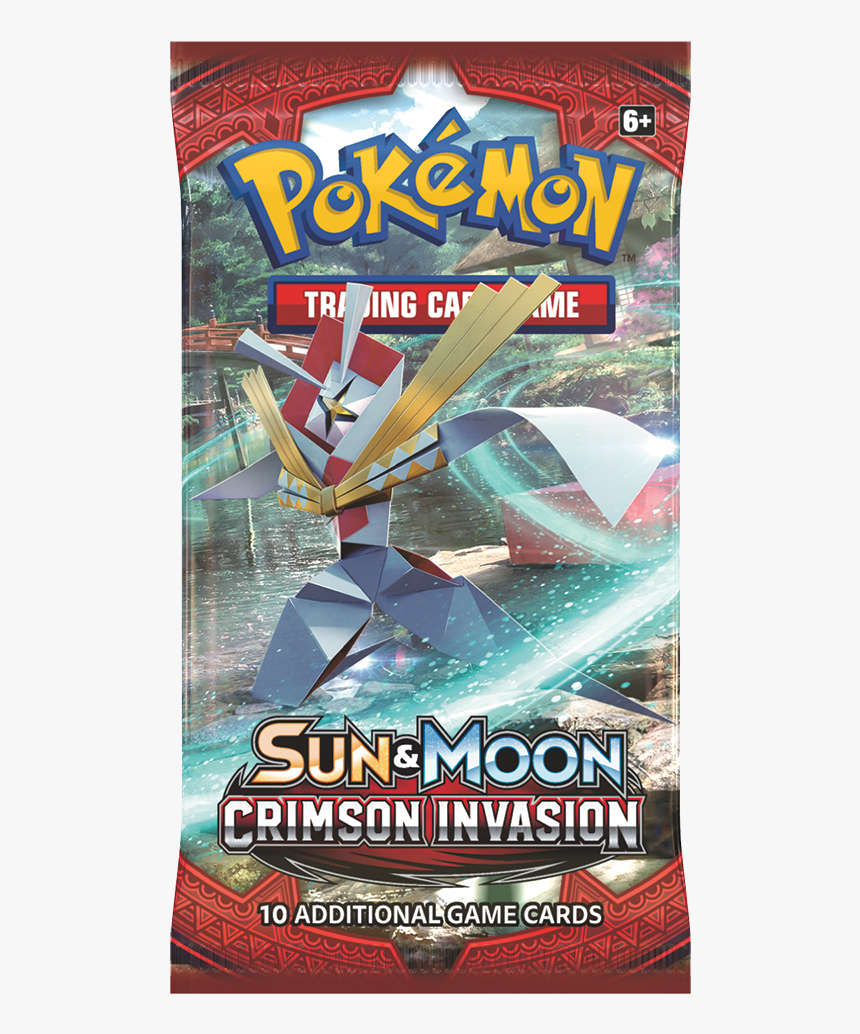 Crimson Invasion Booster Pack - Pokemon Tcg Crimson Invasion, HD Png Download, Free Download