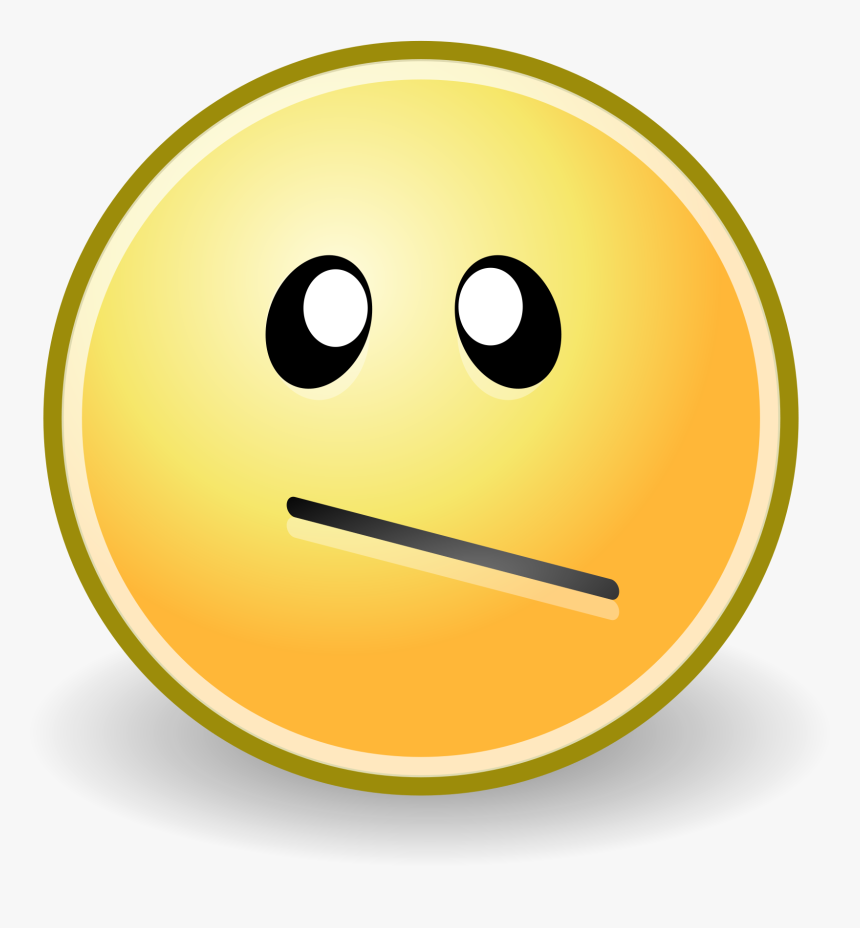 Confused Emoticon File Face Confused Svg Wikimediamons - Confused Face, HD Png Download, Free Download