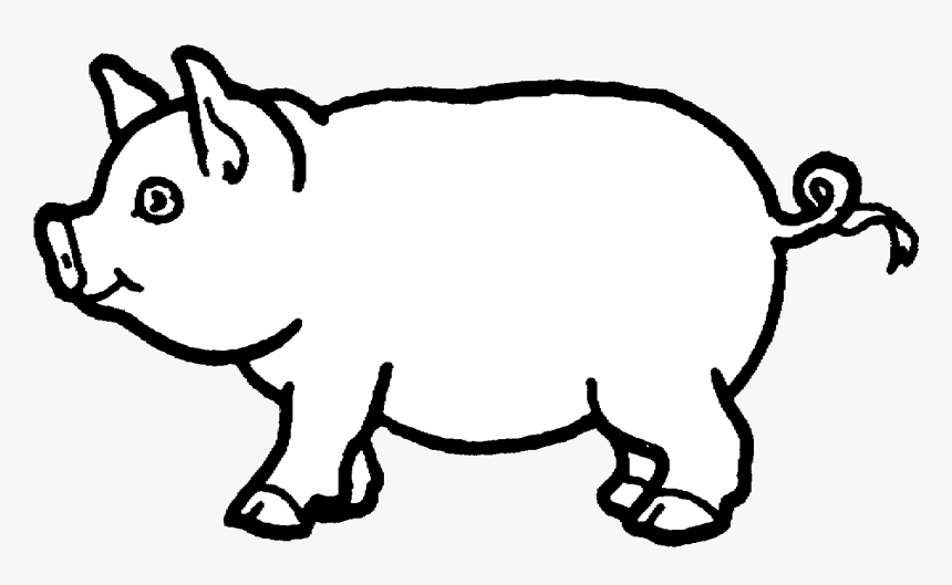 Pig Clipart Pictures Library Free Images Transparent - Colouring Pages Of Pig, HD Png Download, Free Download