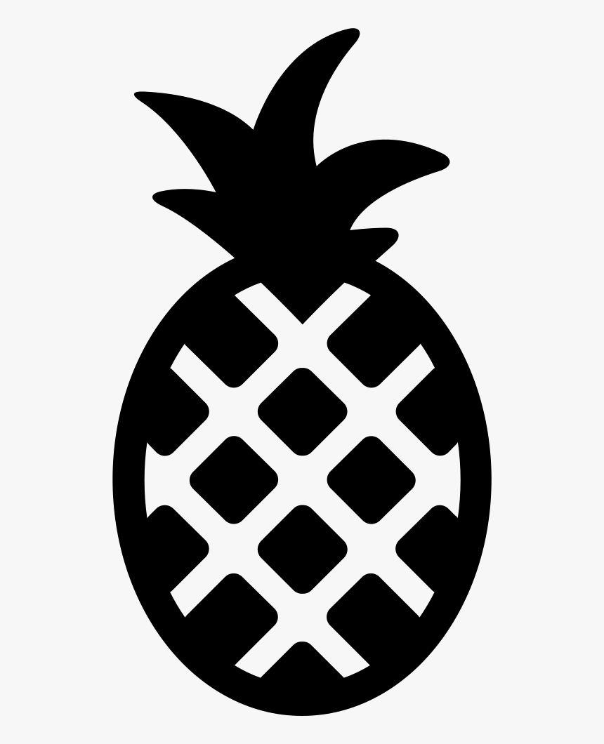 Pineapple - Piña Icon Png, Transparent Png, Free Download