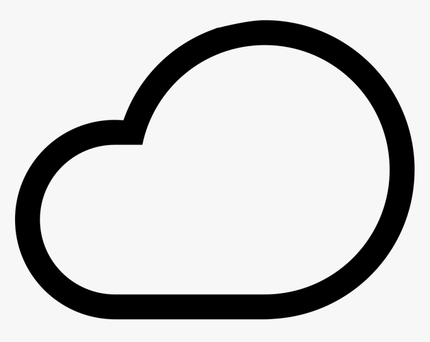 Cloud Shape Outline - Portable Network Graphics, HD Png Download, Free Download