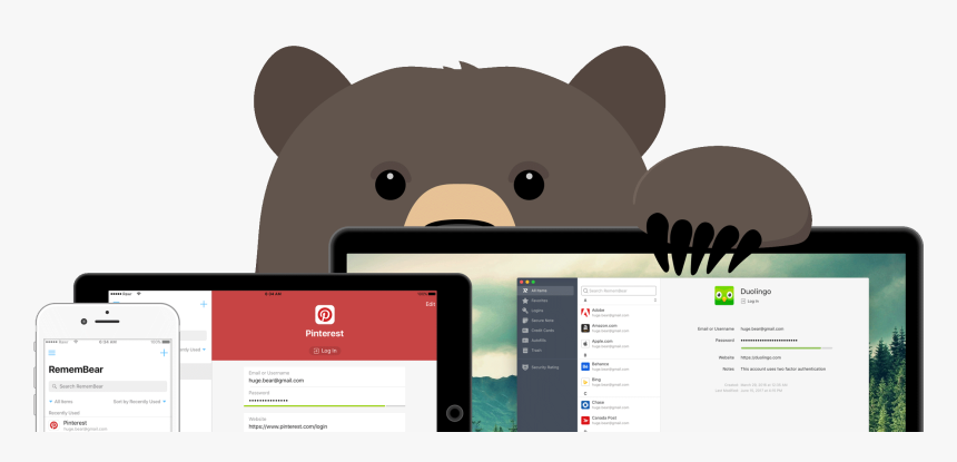 Bear Password, HD Png Download, Free Download