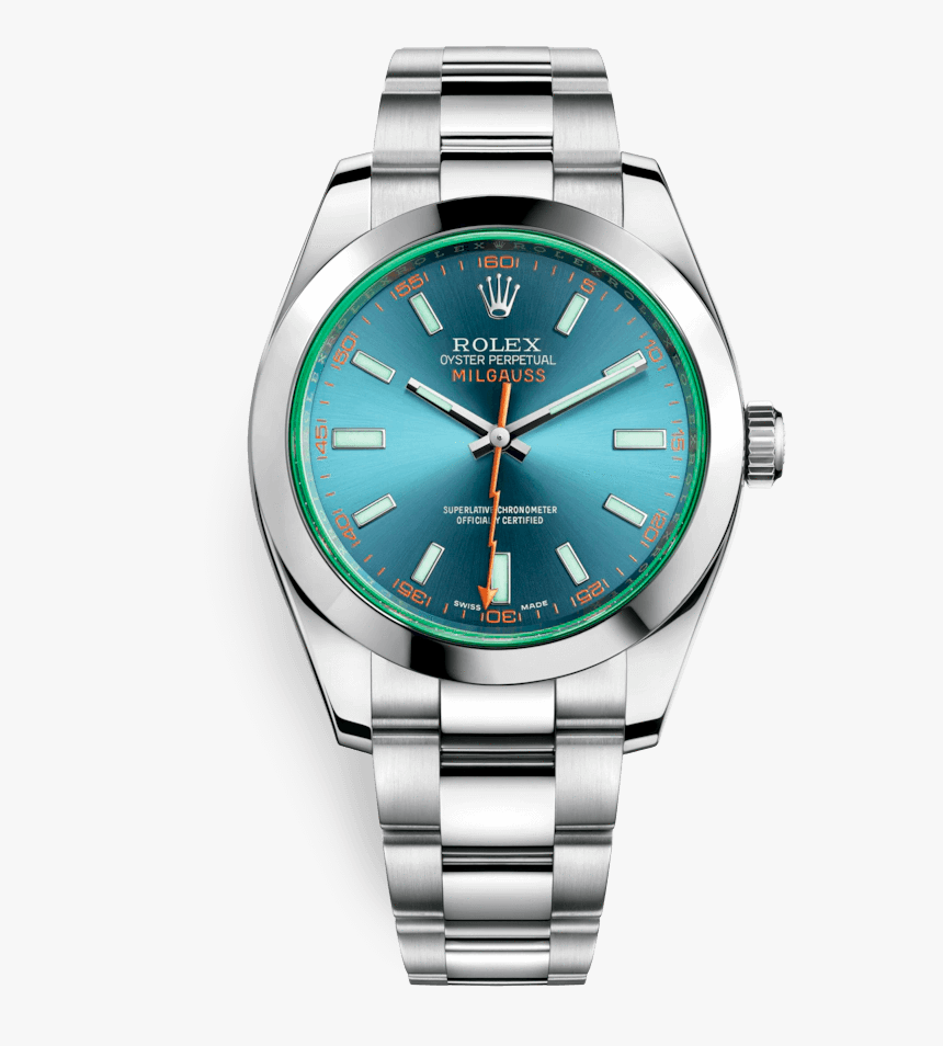 Rolex Milgauss - Townsman 44mm Chronograph Stainless Steel Watch, HD Png Download, Free Download
