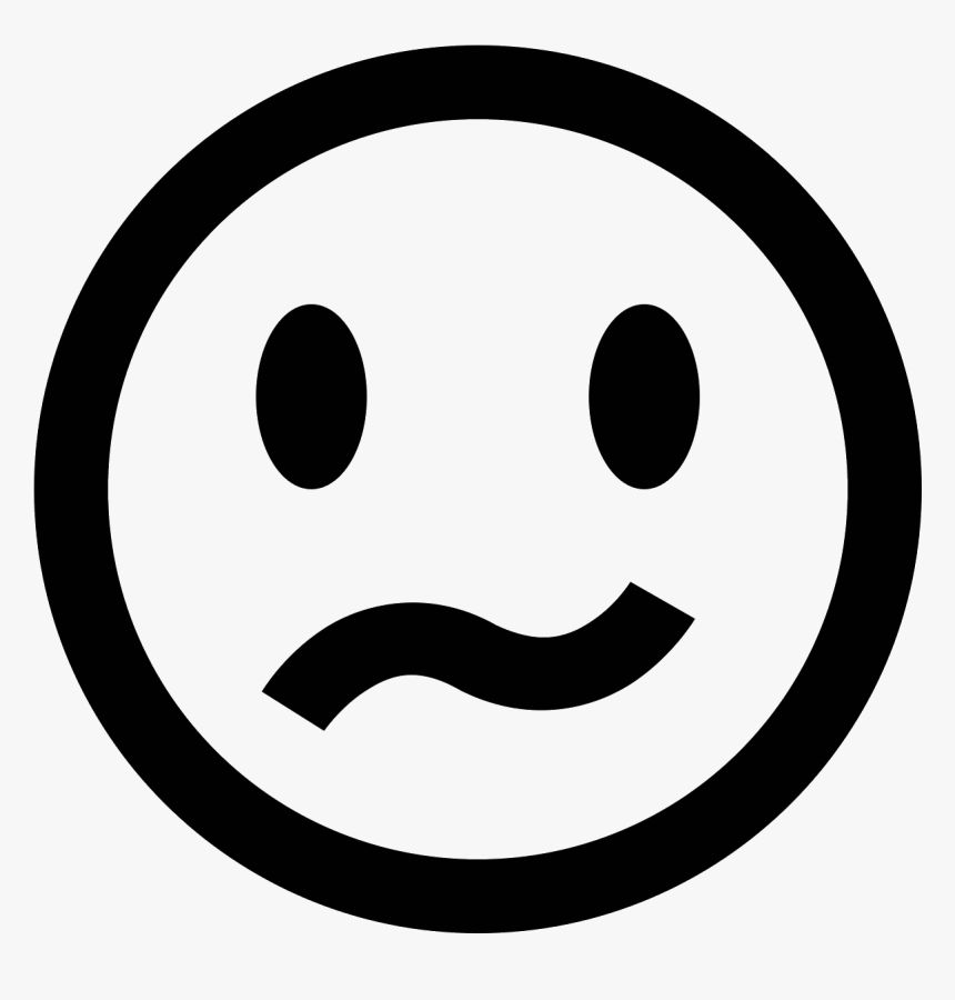 Confused Eyes Png Sad Face Vector Free - Letter C In Circle, Transparent Png, Free Download