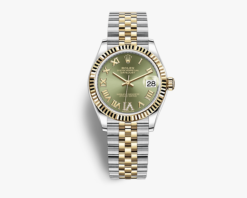 Rolex Datejust 31 2019 Calibre - Rolex Datejust 31 Green, HD Png Download, Free Download