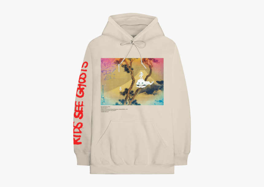 Kids See Ghosts Hoodie, HD Png Download, Free Download