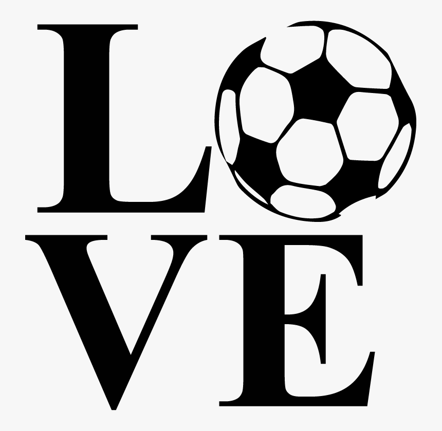 Clipart Heart Soccer - Love Soccer Svg Free, HD Png Download, Free Download