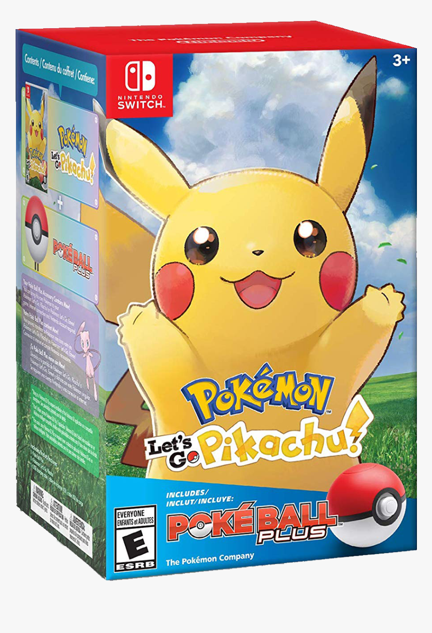 Pokemon Let's Go Pikachu Bundle, HD Png Download, Free Download