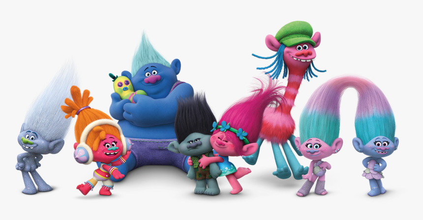 Trolls Personajes Png, Transparent Png, Free Download