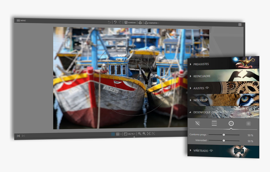 Creative-focus - Led-backlit Lcd Display, HD Png Download, Free Download