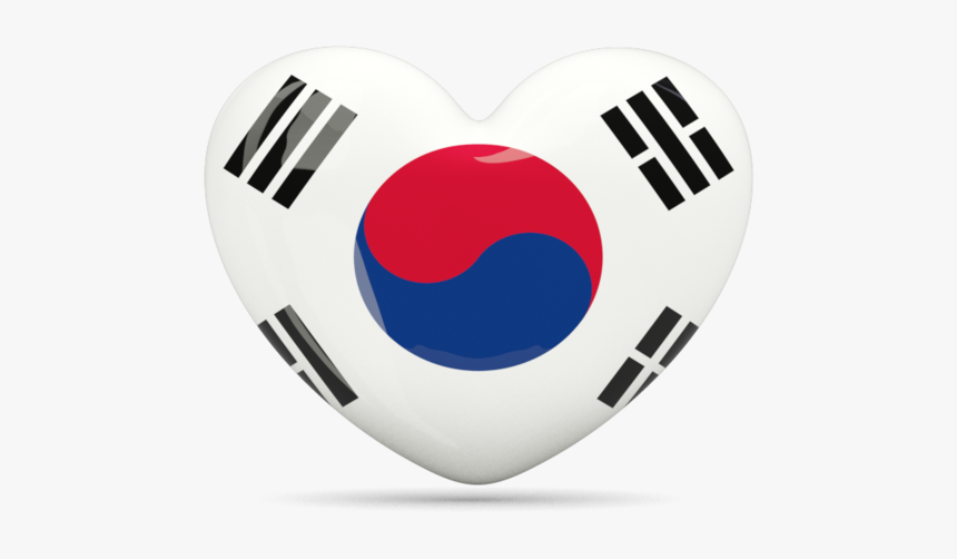 Download Flag Icon Of South Korea At Png Format - South Korea Flag Heart, Transparent Png, Free Download