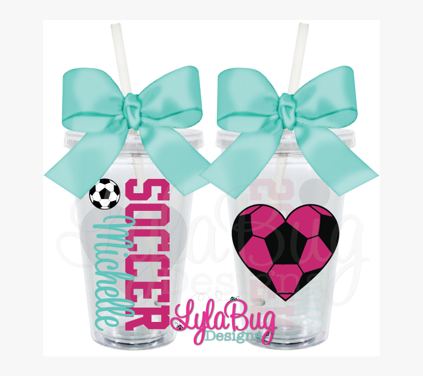 Soccer Heart Personalized Acrylic Tumbler - Country Girl Birthday Presents, HD Png Download, Free Download