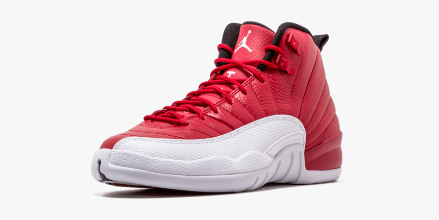 Air Jordan 12 Retro Bg - Jordan 12 Rojo Con Blanco, HD Png Download, Free Download