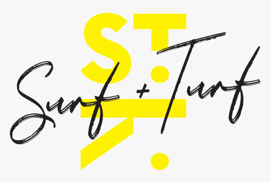 Kilda Surf Turf Logo Home - Calligraphy, HD Png Download, Free Download