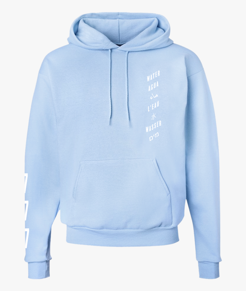 Hoodie Transparent Light Blue - No Name Merch Jake Webber, HD Png ...