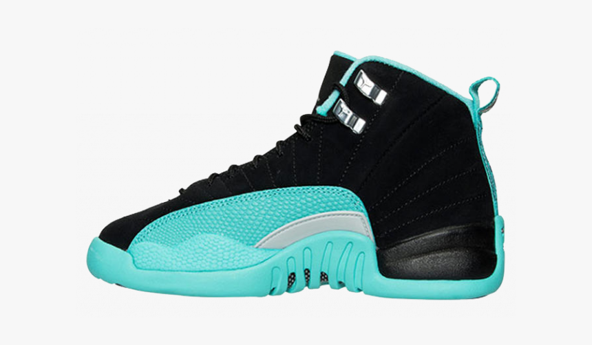 black and turquoise 12s