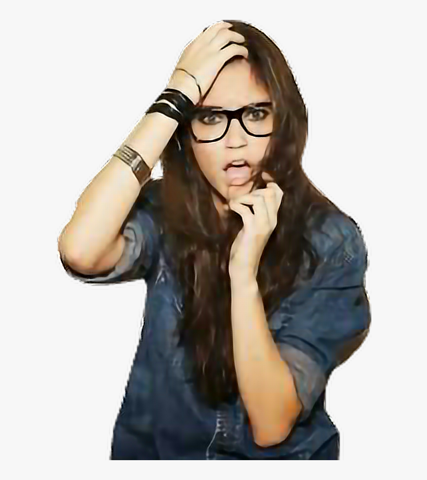 Girl Glasses Nerd Geek Pretty Shocked Girls With Glasses Pretty 