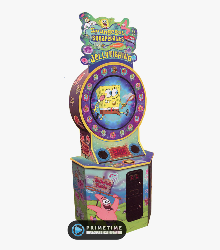 Spongebob Squarepants Jelly Fishing Redemption Arcade - Spongebob Squarepants Jellyfishing Arcade Game, HD Png Download, Free Download