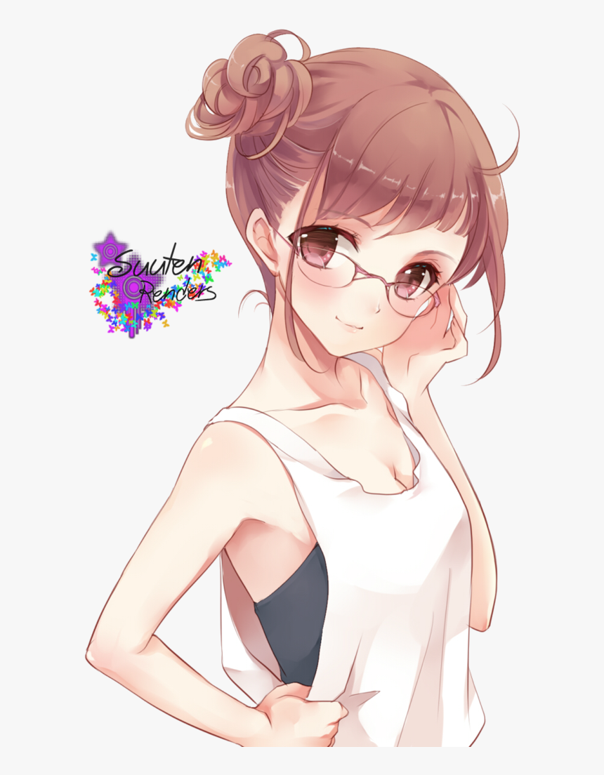 Cute Girl Nerd Anime - Cute Anime Girl Nerd, HD Png Download - kindpng Cute Girl Nerd Anime - Cute Anime Girl Nerd, HD Png Download - kindpng