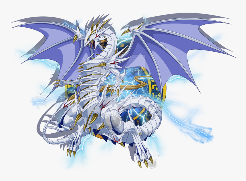 Blue Eyes Spirit Dragon - Blue Eyes Spirit Dragon Art, HD Png Download, Free Download