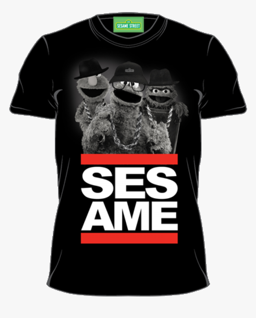 Elmo Shirts Adults - Sesame Street Run Dmc, HD Png Download, Free Download