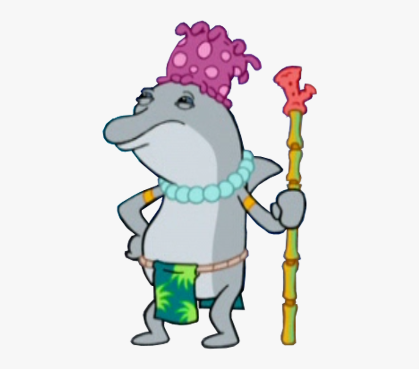 Dolphin Warrior - Spongebob Dolphin Warrior, HD Png Download, Free Download