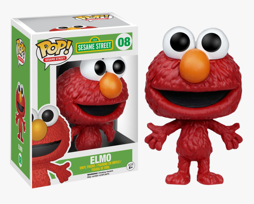 Elmo Pop Vinyl Figure - Sesame Street Funko Pop, HD Png Download, Free Download