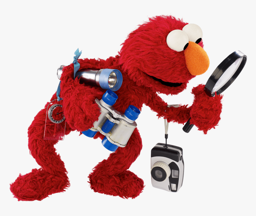 Sesame Street Elmo Investigating - Transparent Background Elmo Png, Png Download, Free Download