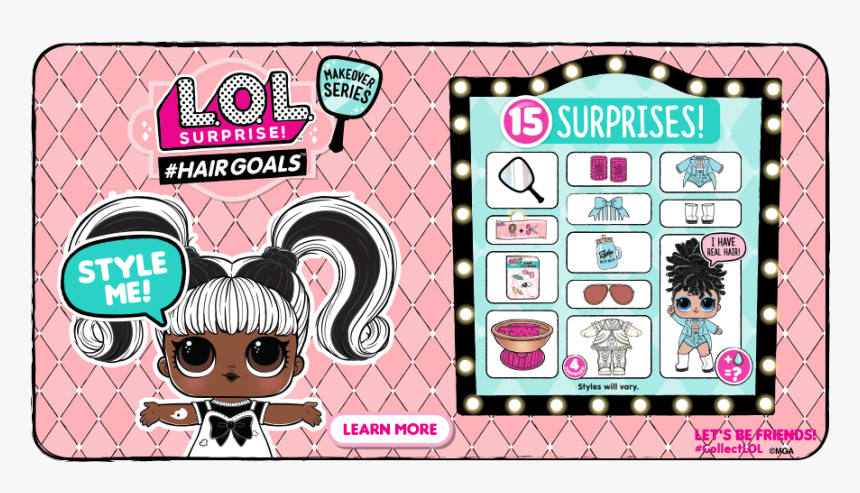 Lol Surprise Hair Goals Prezzo, HD Png Download, Free Download