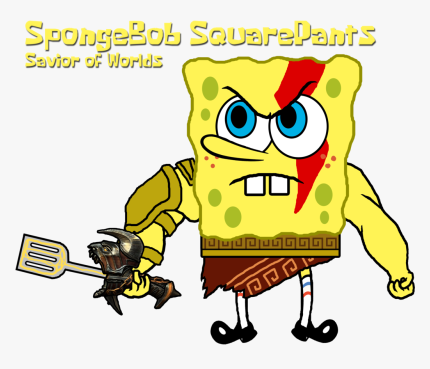 Spongebob Squarepants Download Transparent Png Image - Spongebob God Of War, Png Download, Free Download
